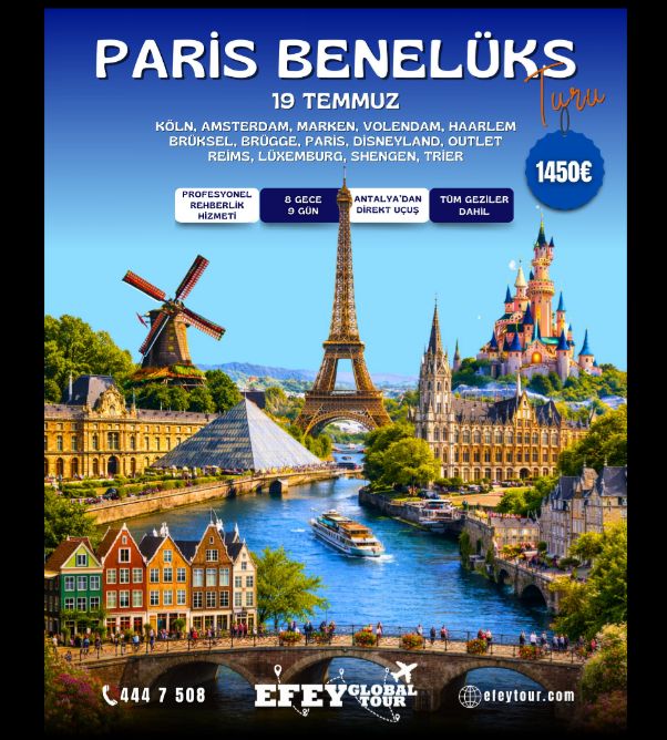 PARİS BENELÜX TURU