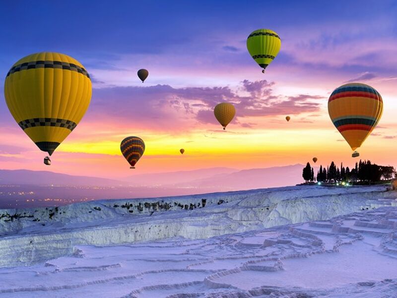 Balon Uçuşlu Pamukkale Turu