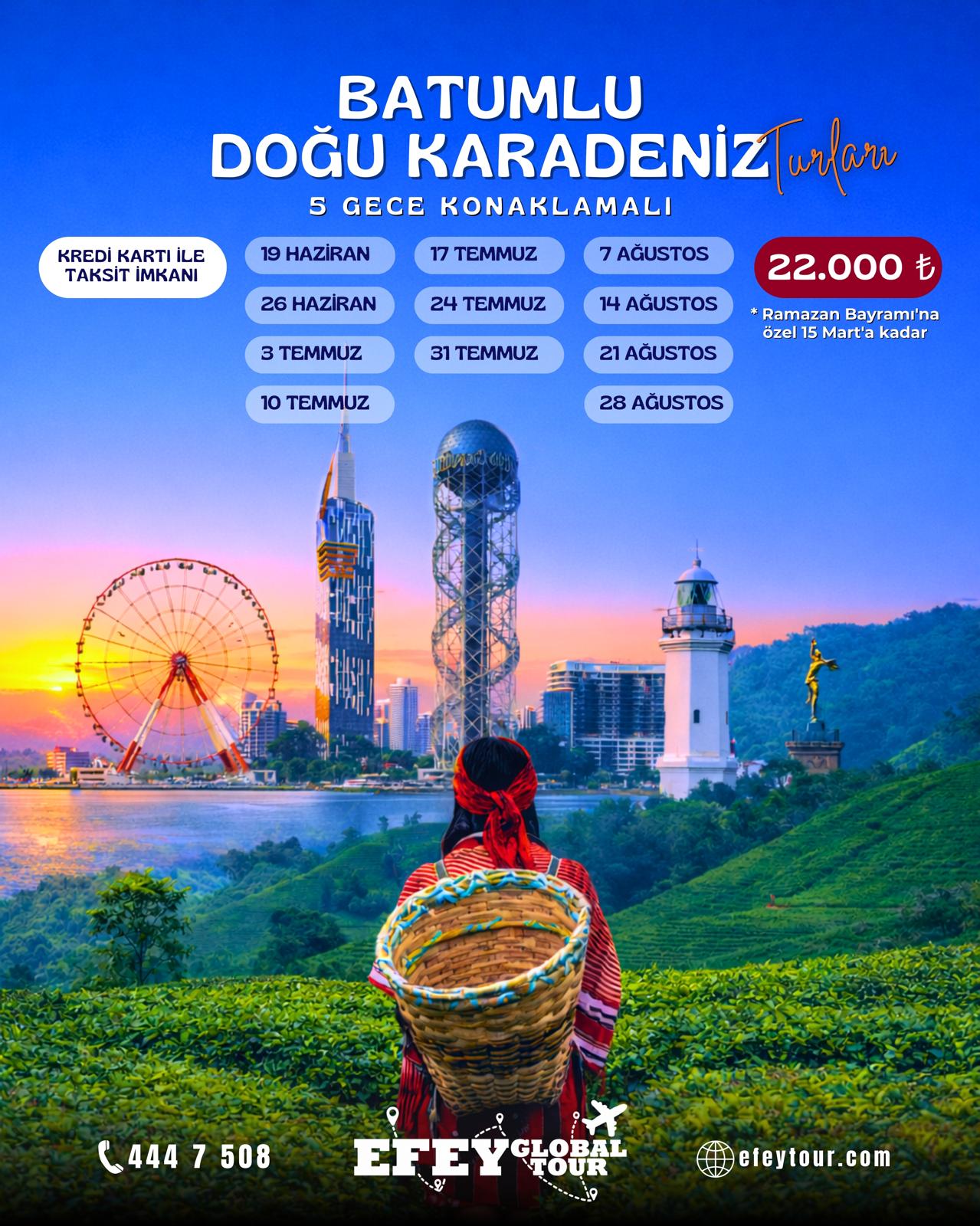 BATUMLU DOĞU KARADENİZ TURU